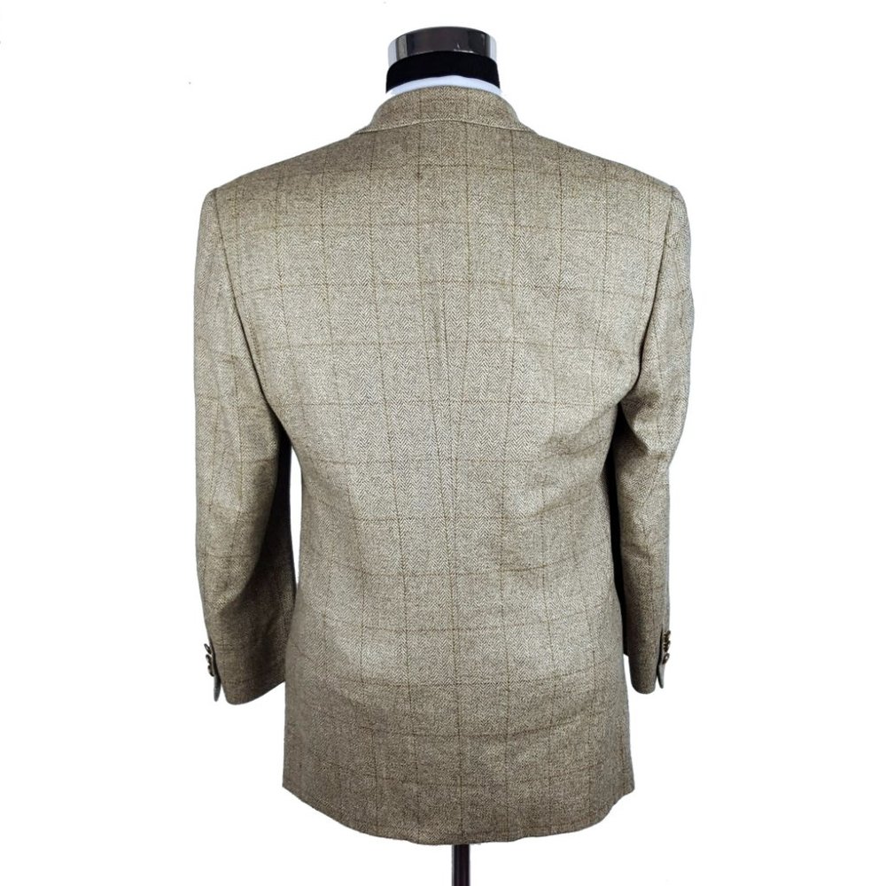 Loro Piana Mens Plaid Cashmere Tweed Blazer 40R - Picture 4 of 8
